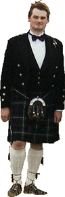 The Laird of Strathgarve - wearing Clan Mackenzie Tartan
